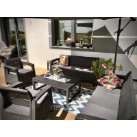 Комплект садових меблів Corfu Fiesta Lyon Max Set Graphite