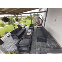 Комплект садових меблів Corfu Fiesta Lyon Max Set Graphite