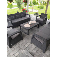 Комплект садових меблів Corfu Fiesta Lyon Max Set Graphite