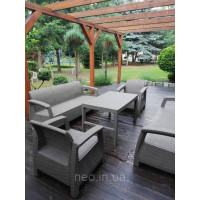 Комплект садових меблів Corfu Fiesta Lyon Max Set Cappuccino Комплект садових меблів Corfu Fiesta Lyon Max Set Cappuccino