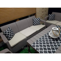 Комплект садових меблів Corfu Fiesta Lyon Max Set Cappuccino Комплект садових меблів Corfu Fiesta Lyon Max Set Cappuccino