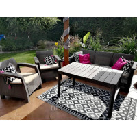 Комплект садових меблів Corfu Fiesta Lyon Max Set Cappuccino Комплект садових меблів Corfu Fiesta Lyon Max Set Cappuccino