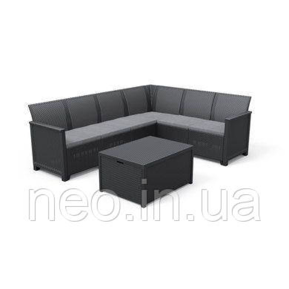 Комплект садових меблів Keter Emma Corner 249596