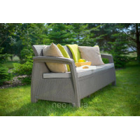Диван для саду і тераси Keter Corfu Love Seat Max 227641 капучіно Диван для саду і тераси Keter Corfu Love Seat Max 227641 капучіно