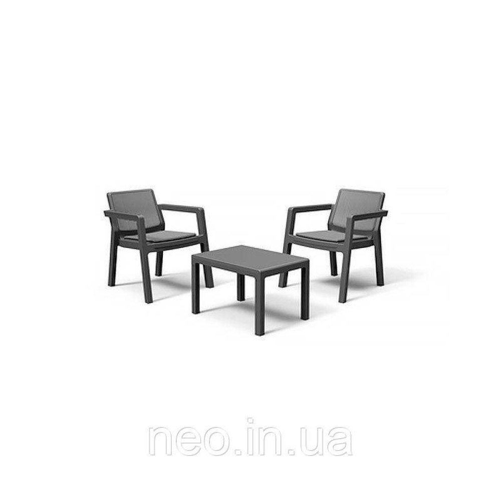 Комплект садових меблів Keter Emily Balcony Set 247062 графіт