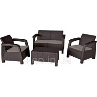 Набір пластикових садових меблів Keter BAHAMAS SET 230683 коричневий