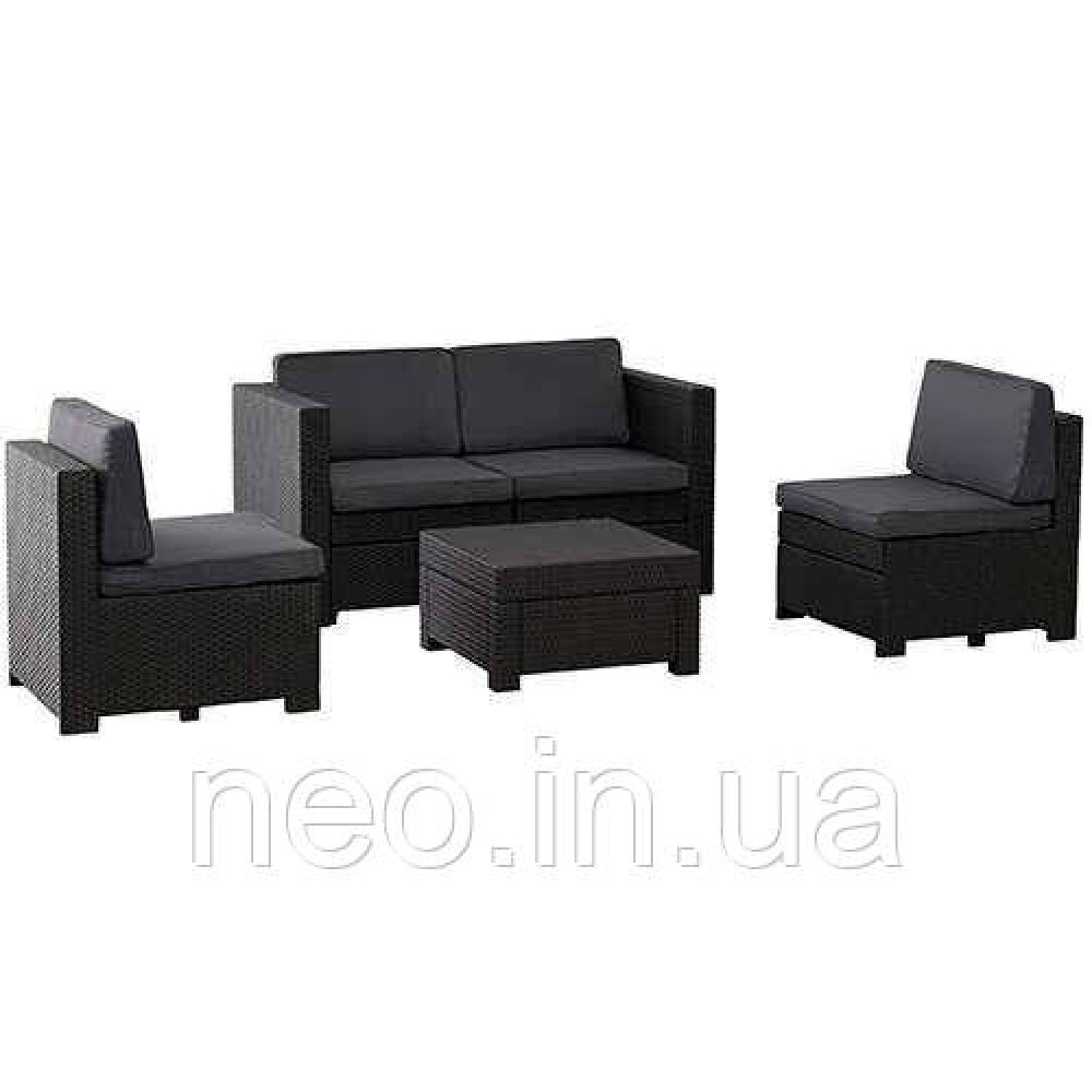 Набір пластикових садових меблів KETER MODUS SET 236080 графіт