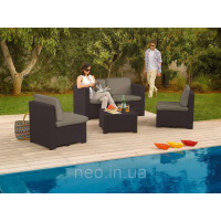 Набір пластикових садових меблів KETER MODUS SET 236080 графіт