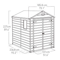 Садовий пластиковий будиночок Keter Manor 6×8 DD 230448 (204497) Садовий пластиковий будиночок Keter Manor 6×8 DD 230448 (204497)