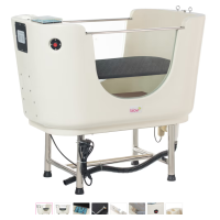 Blovi Hydro Therapy Dog Spa Ivory Tub - професійна ванна з системою SPA та функцією озонування, слонова кістка/білий