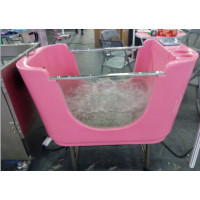Blovi Hydro Therapy Dog Spa Ivory Tub - професійна ванна з системою SPA та функцією озонування, слонова кістка/білий
