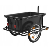 Велосипедний багажний причіп, тачка, садовий візок GARDEN-MAT  90 л /150 кг 