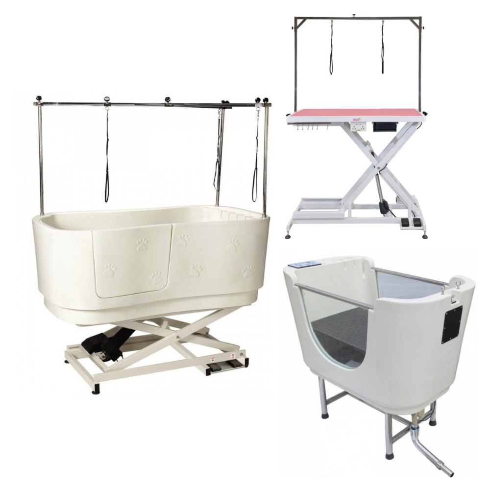 Набір для грумінгу Pet Dog Spa Bathtub ванна + Ванна Blovi з електричним ліфтом + Стіл Blovi Callisto Pro