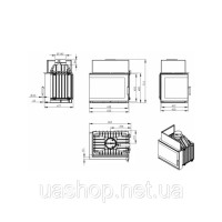 Камінна топка KAWMET W6 (10,1 кВт) Камінна топка ECO