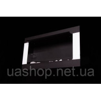 Біокамін TUZI Stalflex 900х400х125мм чорний LACOBEL-W, підвісний, врізний