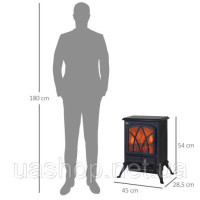 Електрокамін 1000W/2000W, сучасний дизайн, тепло Електрокамін 1000W/2000W, сучасний дизайн, тепло