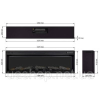 Електрокамін ArtiFlame AF50 MULTICOLOR LED зі звуком і обігрівом