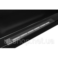 БІОКАМІН чорний ЗІ СКЛОМ 90х40см SLIM + РЕГУЛЮВАННЯ
