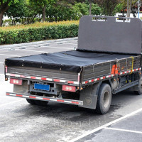 Vevor 310000 Тент для самоскида, сітчастий тент, 6,5 x 18 футів, ПВХ, 18 унцій, подвійна кишенькова парасолька для причепа Vevor 310000 Тент для самоскида, сітчастий тент, 6,5 x 18 футів, ПВХ, 18 унцій, подвійна кишенькова парасолька для причепа