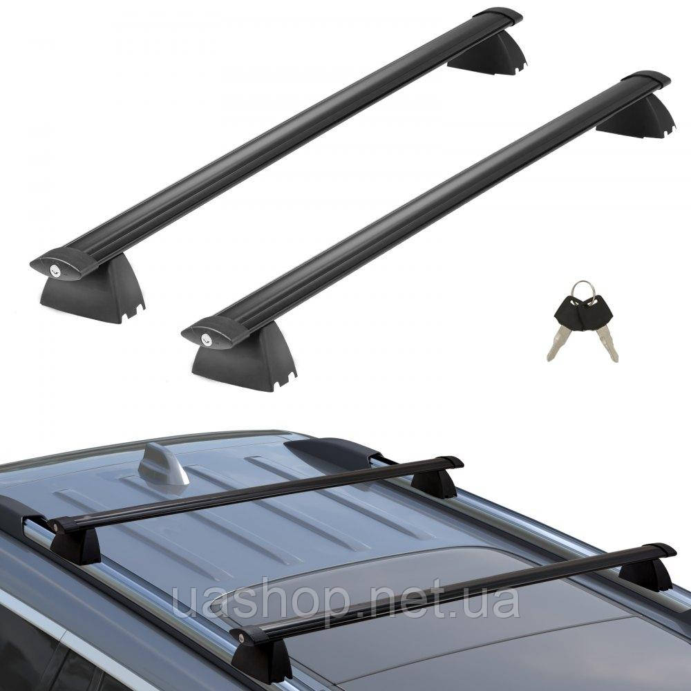 Vevor 310036 Поперечини Black, сумісні з Jeep Grand Cherokee 2011-2021, з рифленими бічними рейлінгами, вантажопідйомність 90 кг,