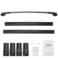 Vevor 310039 Поперечини багажника підходить для Subaru Forester 2014-2021 з піднятими бічними рейлінгами Алюмінієві поперечини
