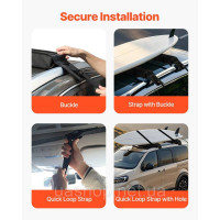 Vevor 310038 Soft Roof Pads Багажники для байдарки для серфінгу Багажники на дах 838 мм