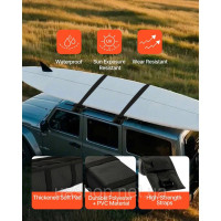 Vevor 310038 Soft Roof Pads Багажники для байдарки для серфінгу Багажники на дах 838 мм