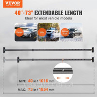Vevor 310060 Дужка для ліжка 1016-1854 мм для автомобіля, позашляховика, пікапа, чорного кольору