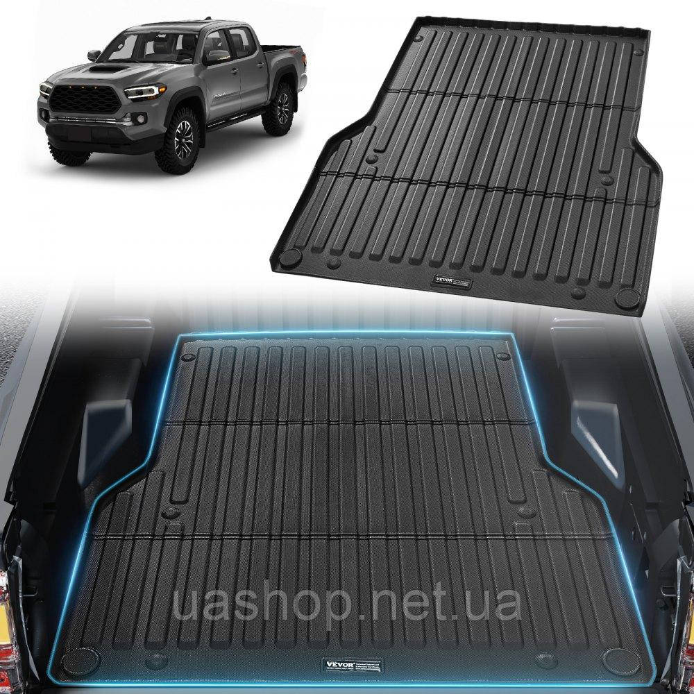 Vevor 310116 Килимок для ліжка Toyota Tacoma (2005-2023) TPE протектор кузова чорний