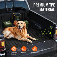 Vevor 310116 Килимок для ліжка Toyota Tacoma (2005-2023) TPE протектор кузова чорний Vevor 310116 Килимок для ліжка Toyota Tacoma (2005-2023) TPE протектор кузова чорний