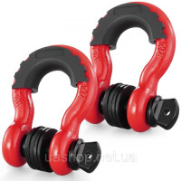 Vevor 310149 E 2 Spack 3/4 дюйма D-кільця вигнута з 7/8 дюймовим гвинтовим олівцем опору 28500 кг