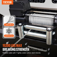 Vevor 310169 Строп Сталевий трос 9,5 мм x 30,5 м Міцність на розрив троса 67,6 кН Лісовий трос з поворотним гаком Підйомний трос Vevor 310169 Строп Сталевий трос 9,5 мм x 30,5 м Міцність на розрив троса 67,6 кН Лісовий трос з поворотним гаком Підйомний трос