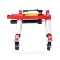 Vevor 310189 Гідравлічний домкрат 2 x Wheel Cart Позиціонування транспортного засобу, 680 кг Vevor 310189 Гідравлічний домкрат 2 x Wheel Cart Позиціонування транспортного засобу, 680 кг