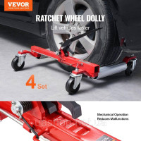 Vevor 310186 Wheel Cart Heavy Duty Vehicle Positioning Tire Jack Автомобільний домкрат 1500 фунтів 4 упаковки