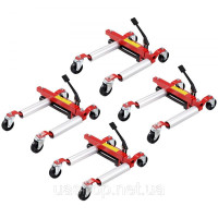 Vevor 310187 Wheel Cart Heavy Duty Vehicle Positioning Tire Jack Автомобільний домкрат 1500 фунтів 4 упаковки