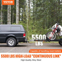 Vevor 310199 Причіпний пристрій, кронштейн на бампер, зчіпка для причепа, 5500 фунтів, підходить для 2-дюймового кульового