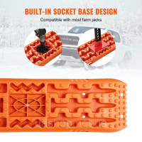 Vevor 310212 Пакет з 2 тягових дощок Traction Tape PP Mud Snow Sand Long Orange Vevor 310212 Пакет з 2 тягових дощок Traction Tape PP Mud Snow Sand Long Orange