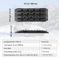 Vevor 310214 2 шт. Тягові дошки PP Сумка для зберігання бруду, снігу, піску Vevor 310214 2 шт. Тягові дошки PP Сумка для зберігання бруду, снігу, піску