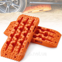Vevor 310215 Упаковка з 2 тягових дощок Traction Tape PP Грязь Сніг Пісок Короткий оранжевий