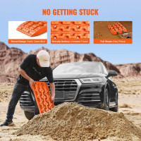 Vevor 310215 Упаковка з 2 тягових дощок Traction Tape PP Грязь Сніг Пісок Короткий оранжевий Vevor 310215 Упаковка з 2 тягових дощок Traction Tape PP Грязь Сніг Пісок Короткий оранжевий