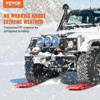 Vevor 310218 Упаковка з 2 тягових дощок Traction Tape PP Mud Snow Sand Short Red Vevor 310218 Упаковка з 2 тягових дощок Traction Tape PP Mud Snow Sand Short Red