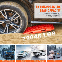 Vevor 310218 Упаковка з 2 тягових дощок Traction Tape PP Mud Snow Sand Short Red Vevor 310218 Упаковка з 2 тягових дощок Traction Tape PP Mud Snow Sand Short Red
