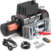 Vevor 310229 Електролебідка 12V 6123кг електрична лебідка мотор лебідка позашляхова лебідка IP55