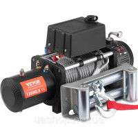 Vevor 310229 Електролебідка 12V 6123кг електрична лебідка мотор лебідка позашляхова лебідка IP55 Vevor 310229 Електролебідка 12V 6123кг електрична лебідка мотор лебідка позашляхова лебідка IP55
