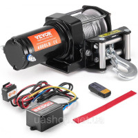 Vevor 310232 Електролебідка 12V 1814кг електрична лебідка мотор лебідка позашляхова лебідка IP55