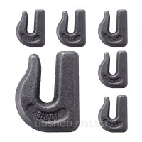 Vevor 310261 6x гаки для ковша трактора 7,93 мм, гаки зі сталі марки 70 6803,88 кг Vevor 310261 6x гаки для ковша трактора 7,93 мм, гаки зі сталі марки 70 6803,88 кг