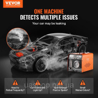 Vevor 310278 Автомобільний детектор витоку туману Вакуумний детектор витоку палива Vevor 310278 Автомобільний детектор витоку туману Вакуумний детектор витоку палива