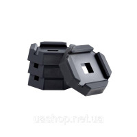 Vevor 310297 4 x Рівневі колодки 2300 кг Трейлерні домкрати для квадратних футів 139,7 мм