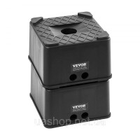 Vevor 310298 2 x Блоки для вирівнювання домкратів причепа 2722 кг, висотою 152,4 мм Vevor 310298 2 x Блоки для вирівнювання домкратів причепа 2722 кг, висотою 152,4 мм
