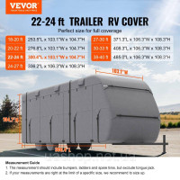 Vevor 310315 Караван захисний чохол караван захисний чохол брезент RV захисна плівка 6,7-7,3м Vevor 310315 Караван захисний чохол караван захисний чохол брезент RV захисна плівка 6,7-7,3м